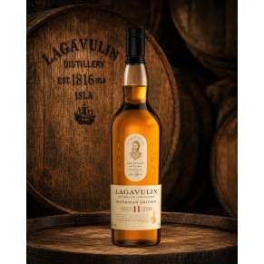 Whisky Lagavulin 11 YO Offerman Edition Caribbean Rum Cask – torfowa single malt z finiszem w beczkach po rumie