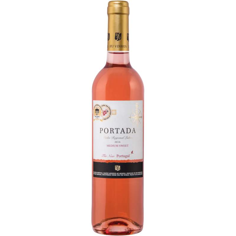 Wino Portada Różowe Półsłodkie 0,75l 11%