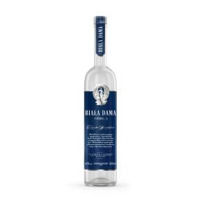 Biała Dama Edycja Specjalna 0,5 l 40% – polska wódka premium, siedmiokrotnie filtrowana i ręcznie wytwarzana. Idealna na wesele,