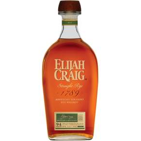 Elijah Craig Straight Rye 0,7 l 47% – amerykańska whiskey żytnia z Kentucky o wyrazistych nutach przypraw, miodu, wanilii i dębu