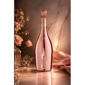 Bottega Rosé Gold 0,75 l 11% – eleganckie włoskie wino musujące Brut z odmian Pinot Nero. Delikatne bąbelki, owocowy aromat i wy