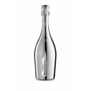 Bottega White Gold Spumante Brut 0,75 l 11% – luksusowe włoskie wino musujące o świeżym, owocowym charakterze i delikatnych bąbe