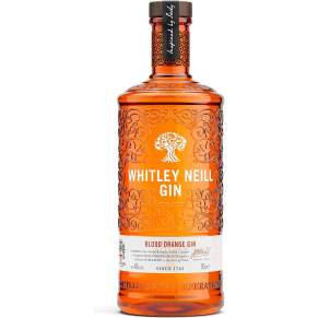 Whitley Neill Blood Orange 0,7 l 41,3% – premium gin o intensywnym aromacie czerwonych pomarańczy, cytrusów i jałowca. Idealny d