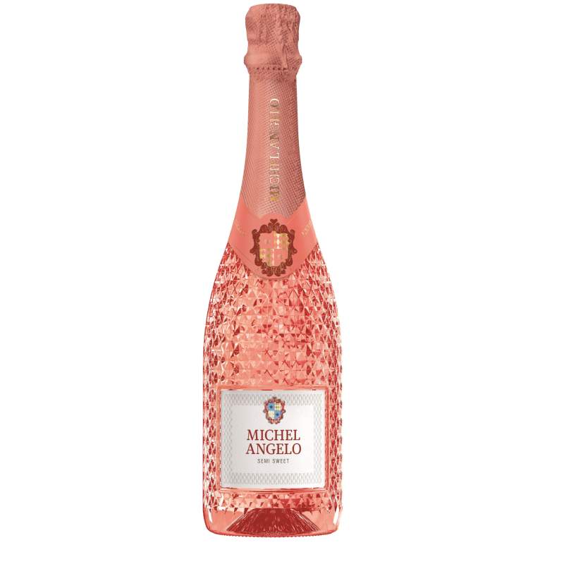 Wino Musujące Michel Angelo Rosé Półsłodkie 0,75l 11%