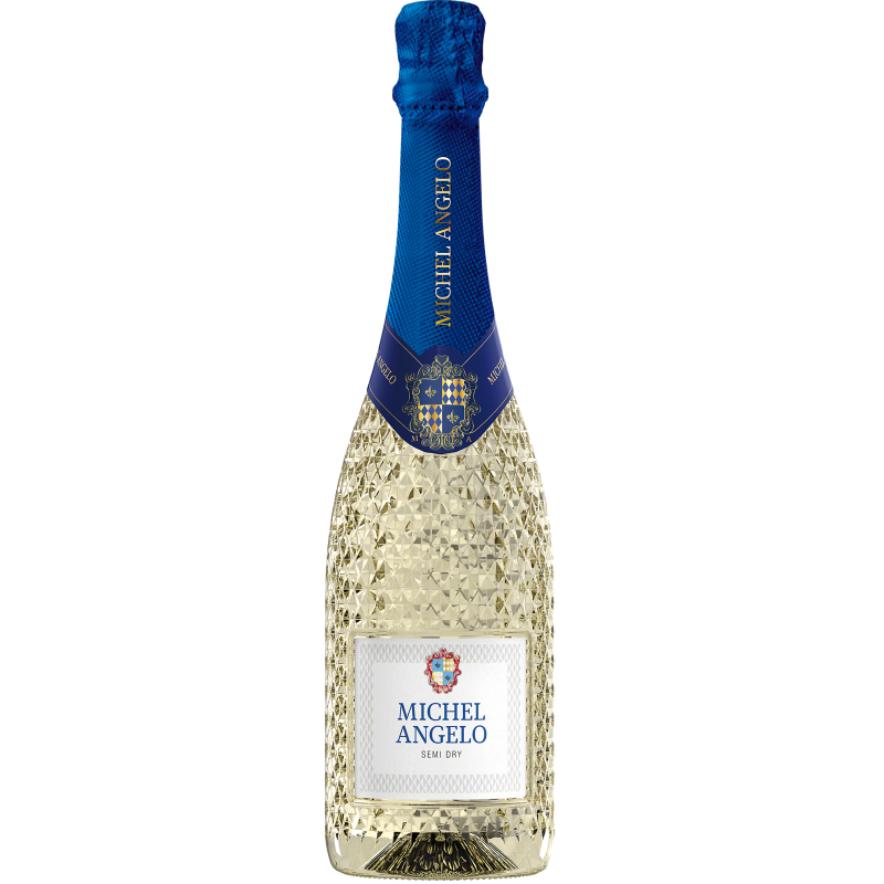 Wino Musujące Michel Angelo Białe Półwytrawne 0,75l 11%