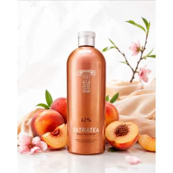 Likier Tatratea Peach & White Tea 42% 0,7l