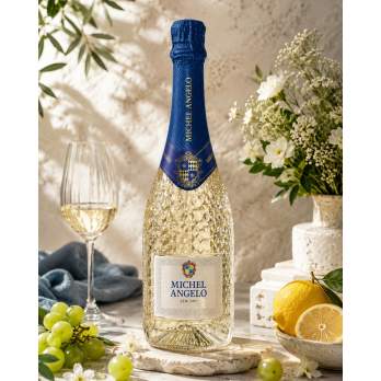 Wino Musujące Michel Angelo Białe Półwytrawne 0,75l 11%