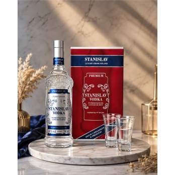 Wódka Stanislav Premium + 2 Kieliszki 40% 0,7l