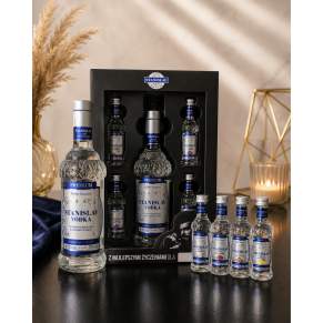 Wódka Stanislav Premium + 4 Miniaturki 40% 0,7l + 4 × 0,05l