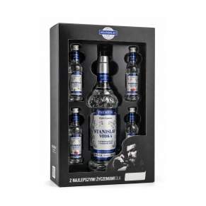 Wódka Stanislav Premium + 4 Miniaturki 40% 0,7l – Zestaw Prezentowy