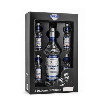 Wódka Stanislav Premium + 4 Miniaturki 40% 0,7l – Zestaw Prezentowy