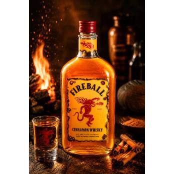 Whisky Fireball Cinnamon Whisky Liqueur 33% 0,7l