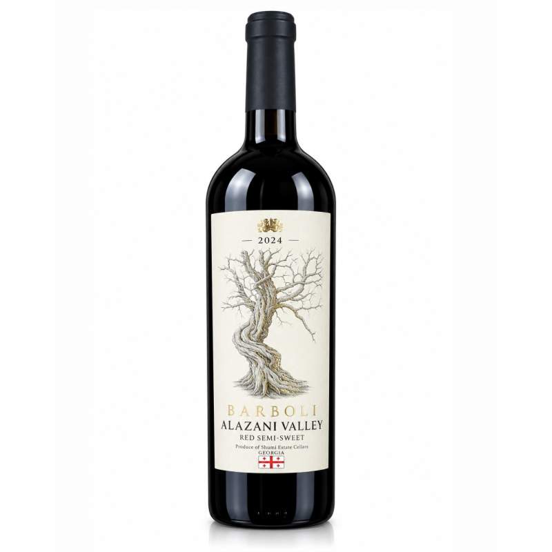 Wino Barboli Alazani Valley czerwone półsłodkie 0,75l 12%