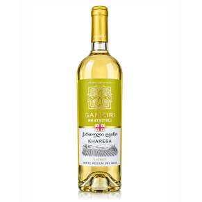 Wino Gamziri Rkatsiteli białe półwytrawne 750 ml | 2K Galeria Alkoholi