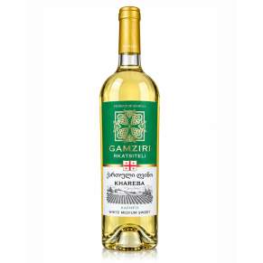 Gamziri Rkatsiteli Półsłodkie 0,75l – Wino Gruzińskie