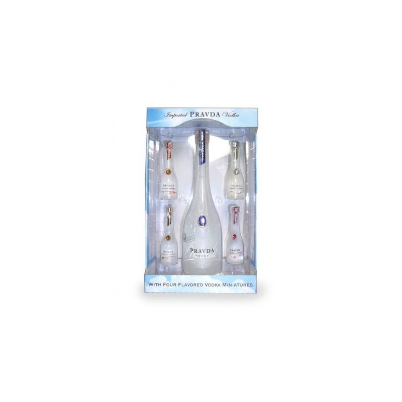 Wódka Pravda + miniaturki 40%