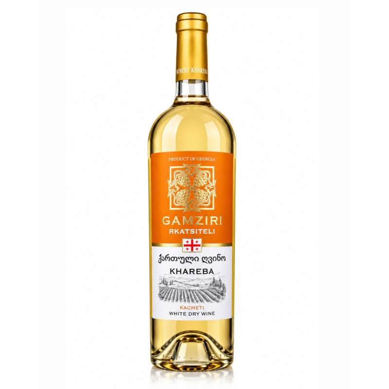 Wino Gamziri Rkatsiteli Białe Wytrawne 750ml Wino Gamziri Rkatsiteli Białe Wytrawne 750ml
