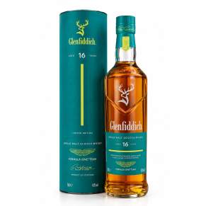 Whisky Glenfiddich 16 YO Aston Martin F1 0,7 l 43% – limitowana single malt w edycji kolekcjonerskiej
