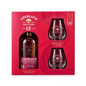 Aberlour 12 YO 0,7 l 40% + 2 szklanki
