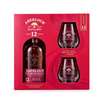 Aberlour 12 YO 0,7 l 40% + 2 szklanki
