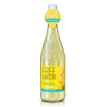 Cydr Lubelski Cytryna Free 0,0% 0,75l – Bezalkoholowy Cydr