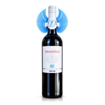 Wino Cin Cin Bezalkoholowe Primitivo Czerwone 0,75 l | 2K Galeria Alkoholi