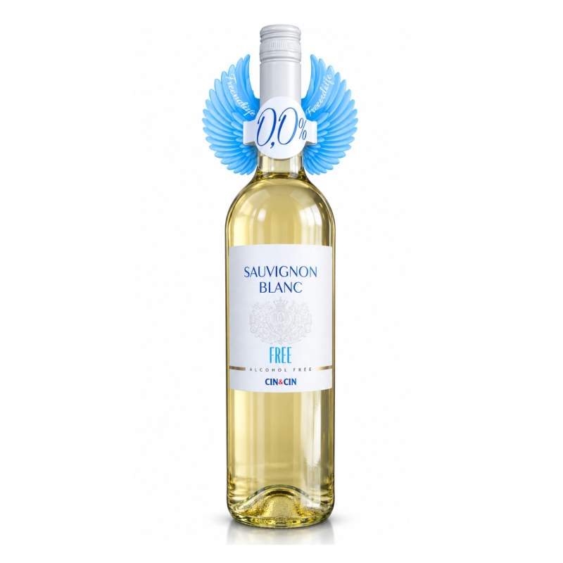 Cin Cin Bezalkoholowe 0% Sauvignon Blanc 0,75l