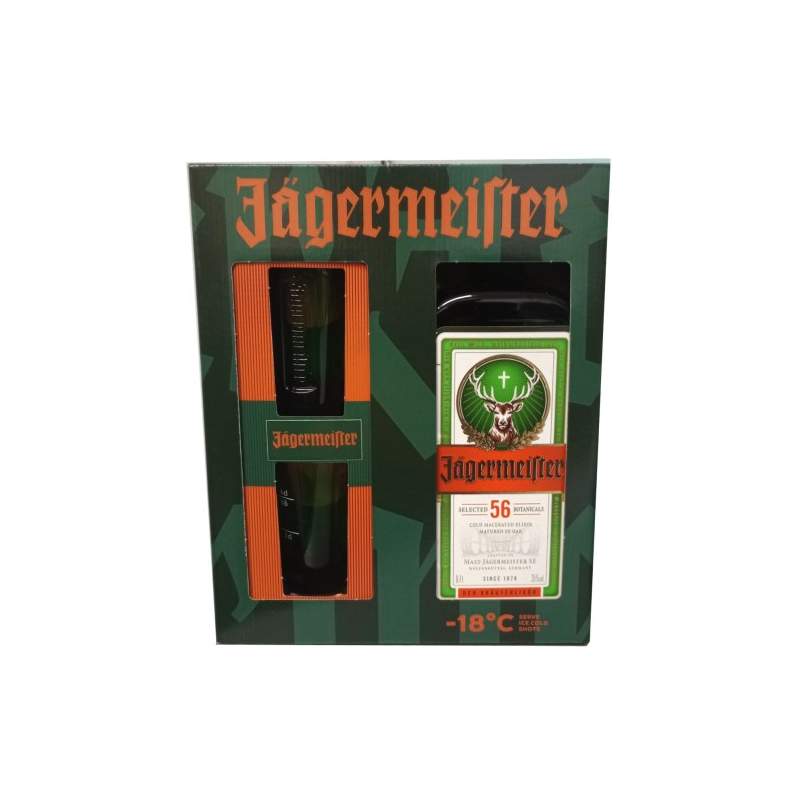 Jägermeister 35% 0,7 l + 2 kieliszki