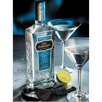 Gin Bleu d’Argent London Dry 40% 0,7 l BOX