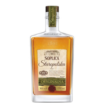 Soplica Staropolska Oryginalna 0,7 l 38%  – likier (wódka smakowa) z nutą orzecha, śliwki i goździków