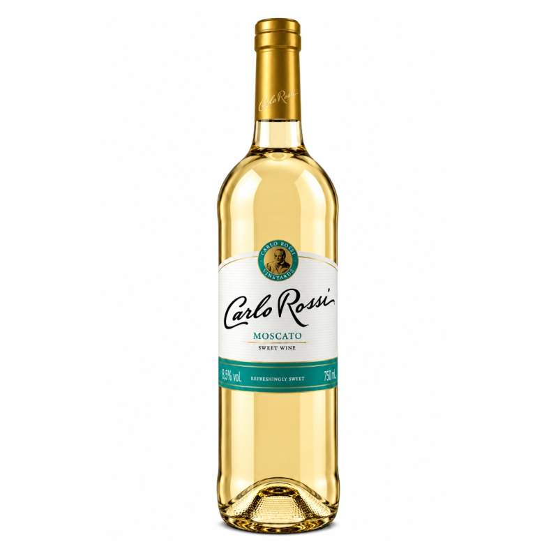 Carlo Rossi White Moscato 0,75l 8,5% – Wino Białe Słodkie