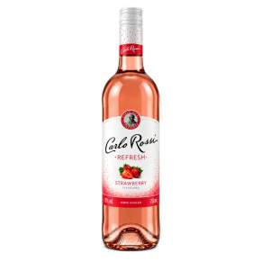 Wino Carlo Rossi Strawberry 0,75 l 10% – wino owocowe truskawkowe półsłodkie