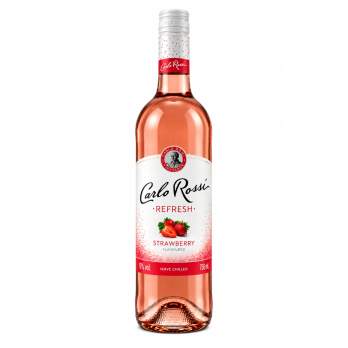 Wino Carlo Rossi Strawberry 0,75 l 10% – wino owocowe truskawkowe półsłodkie