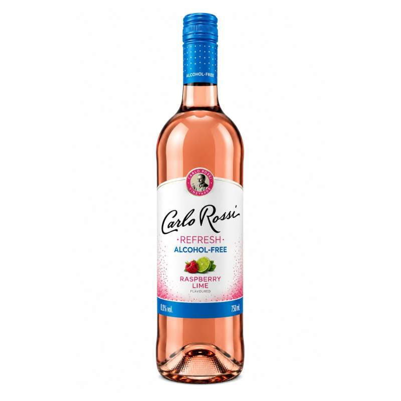 Carlo Rossi Refresh Raspberry & Lime 0% 0,75 l