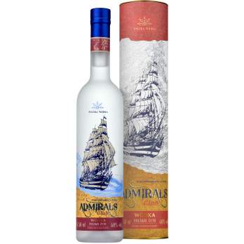 Wódka Admirals Club Żyto 40% 1,75l – Tuba