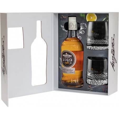 Rum Angostura 1919 0,7l 40% + 2 szklanki