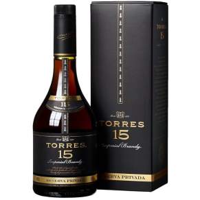 Brandy Torres 15 Reserva Privada 40% 0,7l – Hiszpańska Brandy Solera