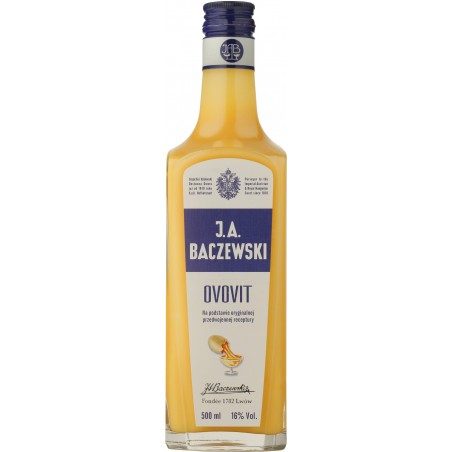 Likier Baczewski OVO-VIT 0,5 l 16% | Likier jajeczny | 2K Galeria Alkoholi