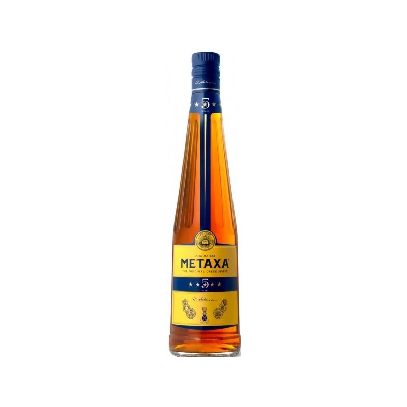 Brandy Metaxa 5* 38% 0,7L
