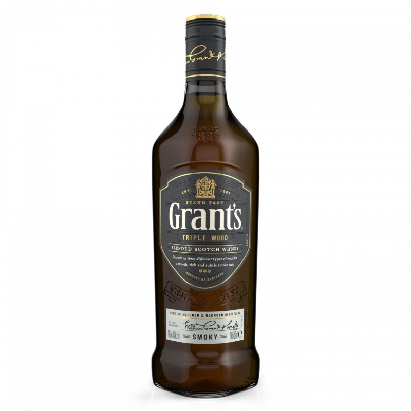 Whisky Grant’s Triple Wood Smoky 0,7 l 40%
